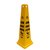 Cône de sécurité Rubbermaid multilingue 91cm jaune