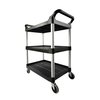 Chariot de service Rubbermaid avec roue pivotantes 10cm noir Photo