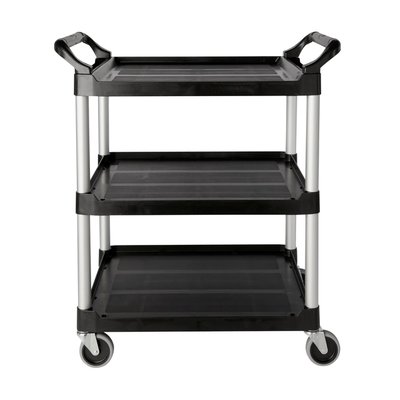 Chariot de service Rubbermaid avec roue pivotantes 10cm noir