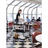 Chariot de service Rubbermaid avec roue pivotantes 10cm noir Photo