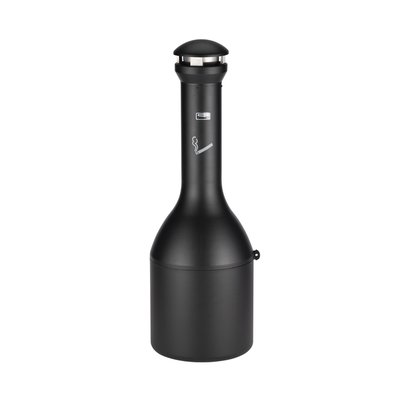 Asbak Rubbermaid Infinity Genie staand zwart