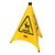 Cône d'avertissement Rubbermaid 3 côtés Pop-up Multilingue 76cm jaune