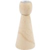 Kandelaar Creativ Company hout conisch 14.5cm foto