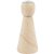 Kandelaar Creativ Company hout conisch 14.5cm