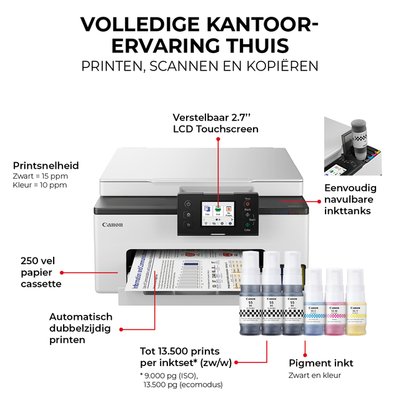 Multifunctional inktjet printer Canon MAXIFY GX1050