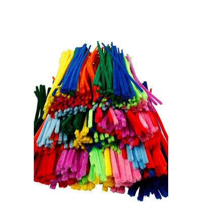 Chenilledraad Creativ Company 30cm dikte 4, 6, 9mm 700 stuks assorti