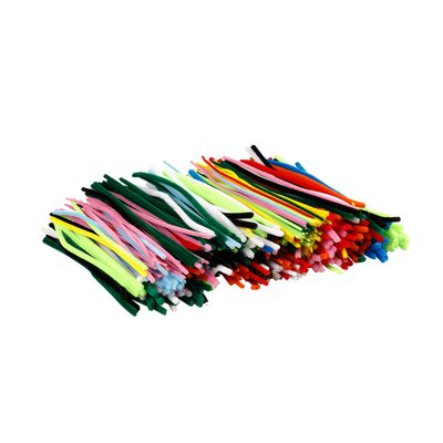 Chenilledraad Creativ Company 30cm dikte 4, 6, 9mm 700 stuks assorti