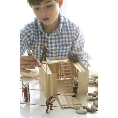 Bâtonnet Creativ Company 11,5x1cm bois bouleau 200 pièces