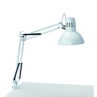 Bureaulamp MAUL Study tafelklem excl.LED lamp E27 wit