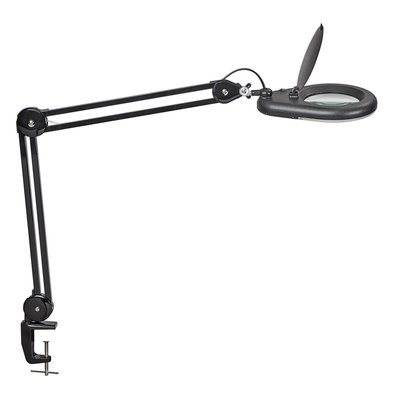 Loeplamp MAUL Viso LED tafelklem zwart