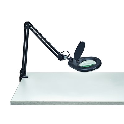 Loeplamp MAUL Viso LED tafelklem zwart