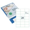 Etiket Rillprint 70x42.4mm mat transparant 525 etiketten foto