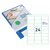 Etiket Rillprint 63.5x33.9mm mat transparant 600 etiketten