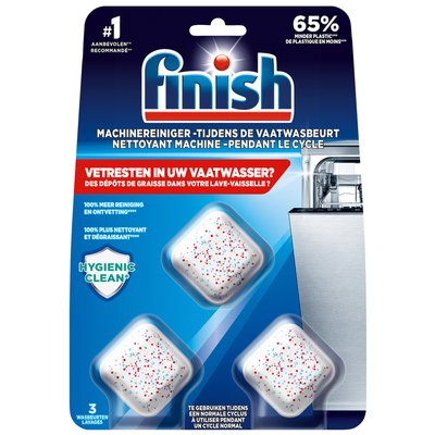 Vaatwasmachine-reiniger tabs Finish 3 stuks