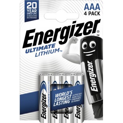 Batterij Energizer Ultimate Lithium 4x AAA