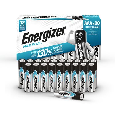 Pile Energizer Max Plus 20 x AAA alcaline