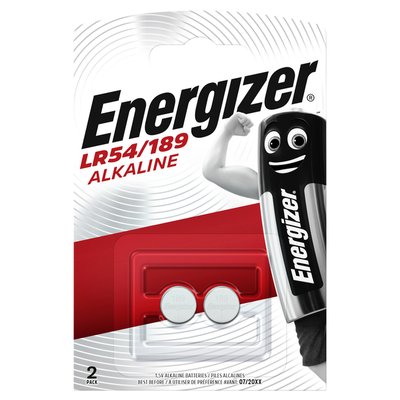 Batterij Energizer knoopcel 2x LR54 alkaline