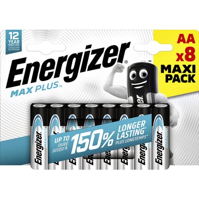 Batterij Energizer Max Plus 8x AA alkaline
