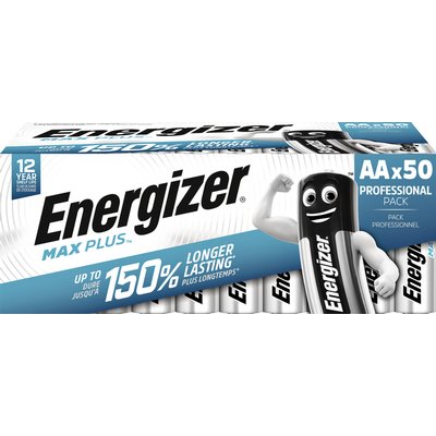 Batterij Energizer Max Plus 50x AA alkaline