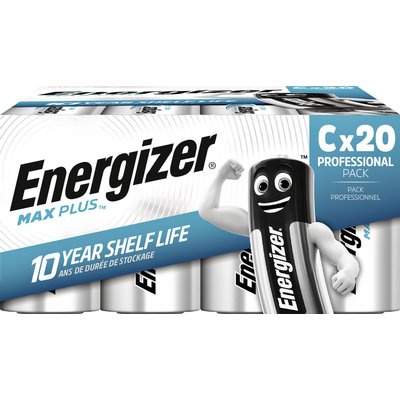 Pile Energizer Max Plus 20x C alcaline