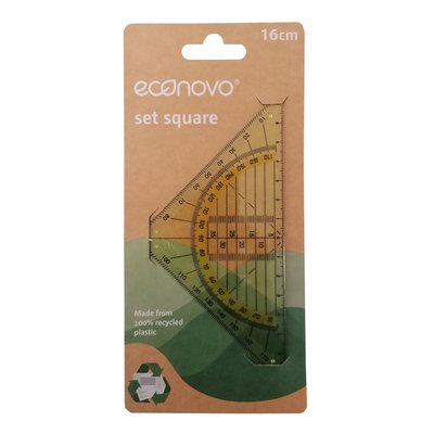 Geodriehoek Econovo 16cm blister à 1 stuk