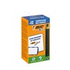 Crayon tableau blanc BIC Kids Multi-surface bleu 12 pièces Photo