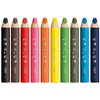 Kleurpotloden BicKids Multi Surface + puntenslijper assorti 10 stuks foto