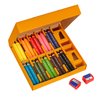 Kleurpotloden Bickids Multi Surface + 2 puntenslijpers ass 10kl 40st foto
