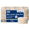 Toiletpapier Tork T2 Advanced jumbo klein 2-laags 170m naturel 120377 foto