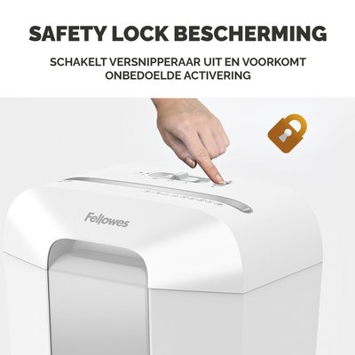 Papiervernietiger Fellowes Powershred LX70 snippers 4x40mm wit