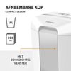 Papiervernietiger Fellowes Powershred LX70 snippers 4x40mm wit foto