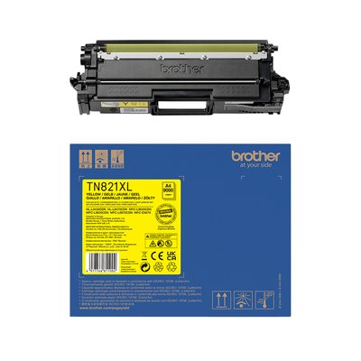 Toner Brother TN-821XLY geel