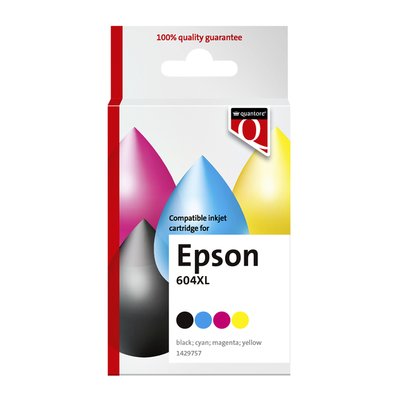 Cartouche d'encre Quantore alternative pour Epson 604XL T10H94 noir + 3 couleurs