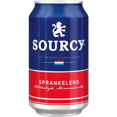 Eau pétillante Sourcy canette 330ml