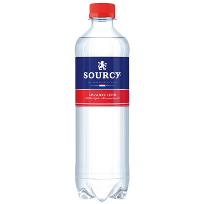 Water Sourcy rood petfles 500ml