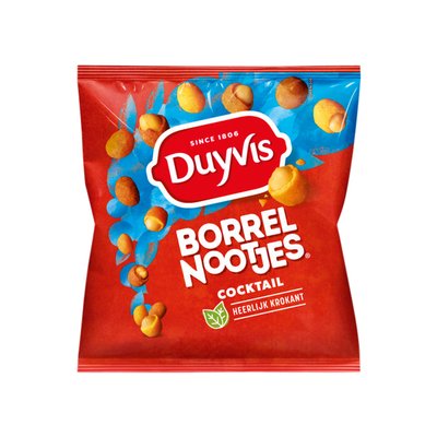 Borrelnootjes Duyvis cocktail zak 275gr