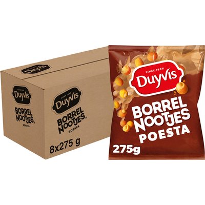 Borrelnootjes Duyvis poesta sachet 275g
