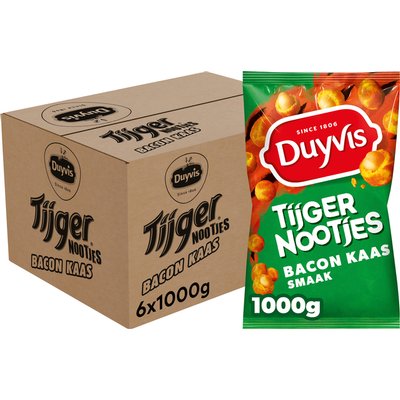 Tijgernootjes Duyvis bacon cheese sachet 1kg
