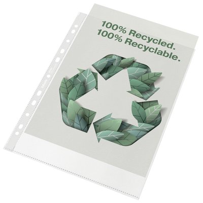 Showtas Esselte recycle PP A4 100µ 11-gaats 50 stuks