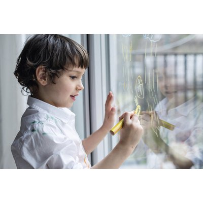 Crayon de couleur STABILO 880 woody 3-en-1 multi-surfaces abricot