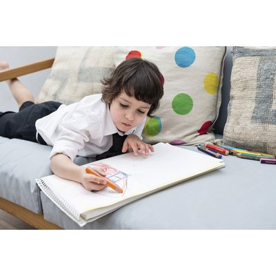 Crayon de couleur STABILO 880 woody 3-en-1 multi-surfaces rouge