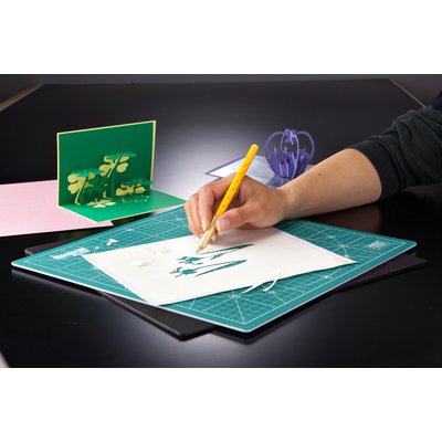 Cutter pour l'art créatif Olfa AK-1 blister 1 pièce