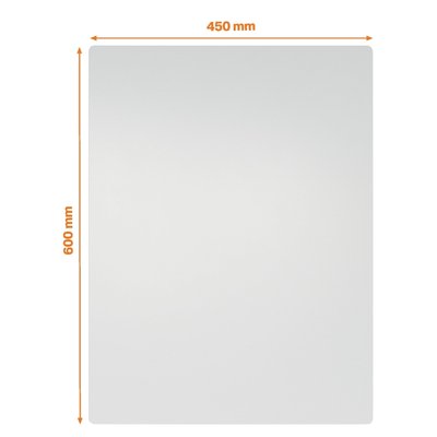 Whiteboard Nobo frameloos modulair magnetisch 60x45cm