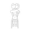 Coussin d'assise Leitz Ergo gris foncé Photo