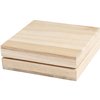 Doos Creativ Company 10x10x3cm hout foto