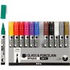 Feutre pour verre & porcelaine Creativ Company 1-2mm set 12 couleurs Photo