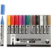 Feutre pour verre & porcelaine Creativ Company 1-2mm set 12 couleurs Photo