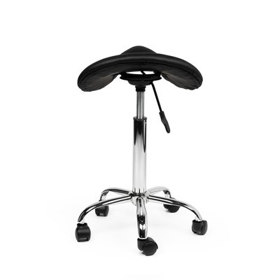 Zadelkruk Office medium harde wielen zw