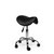 Siège amazone Office Bas roulettes dures noir