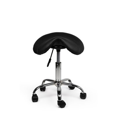 Siège amazone Office Bas roulettes dures noir